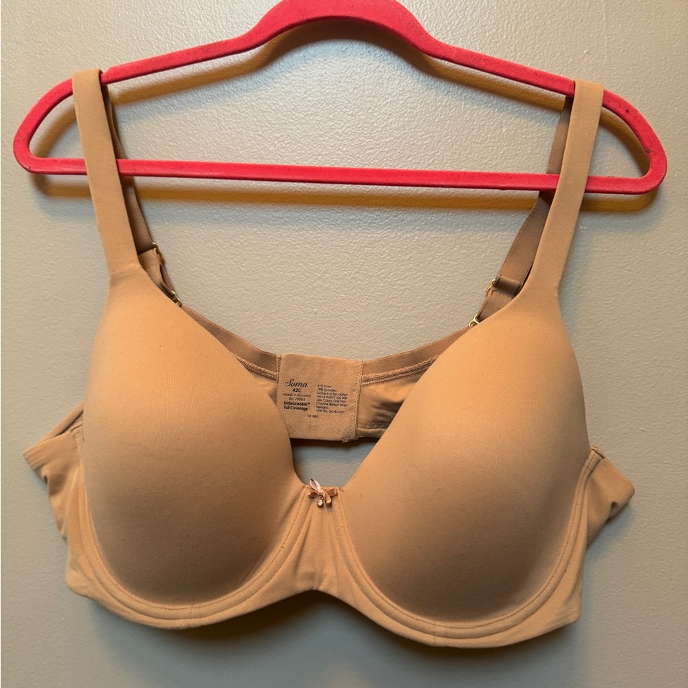 Soma | Tan TShirt Bra | 42C | EUC